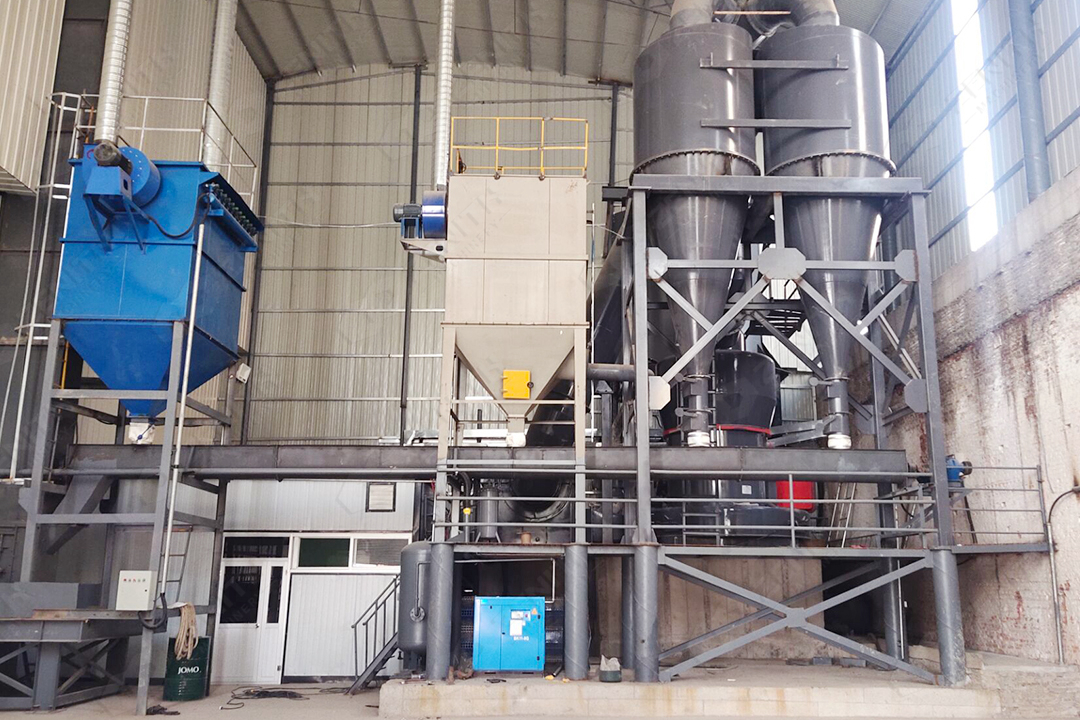 Sơ đồ quy trình công nghệ nghiền bột canxi cacbonat nhẹ