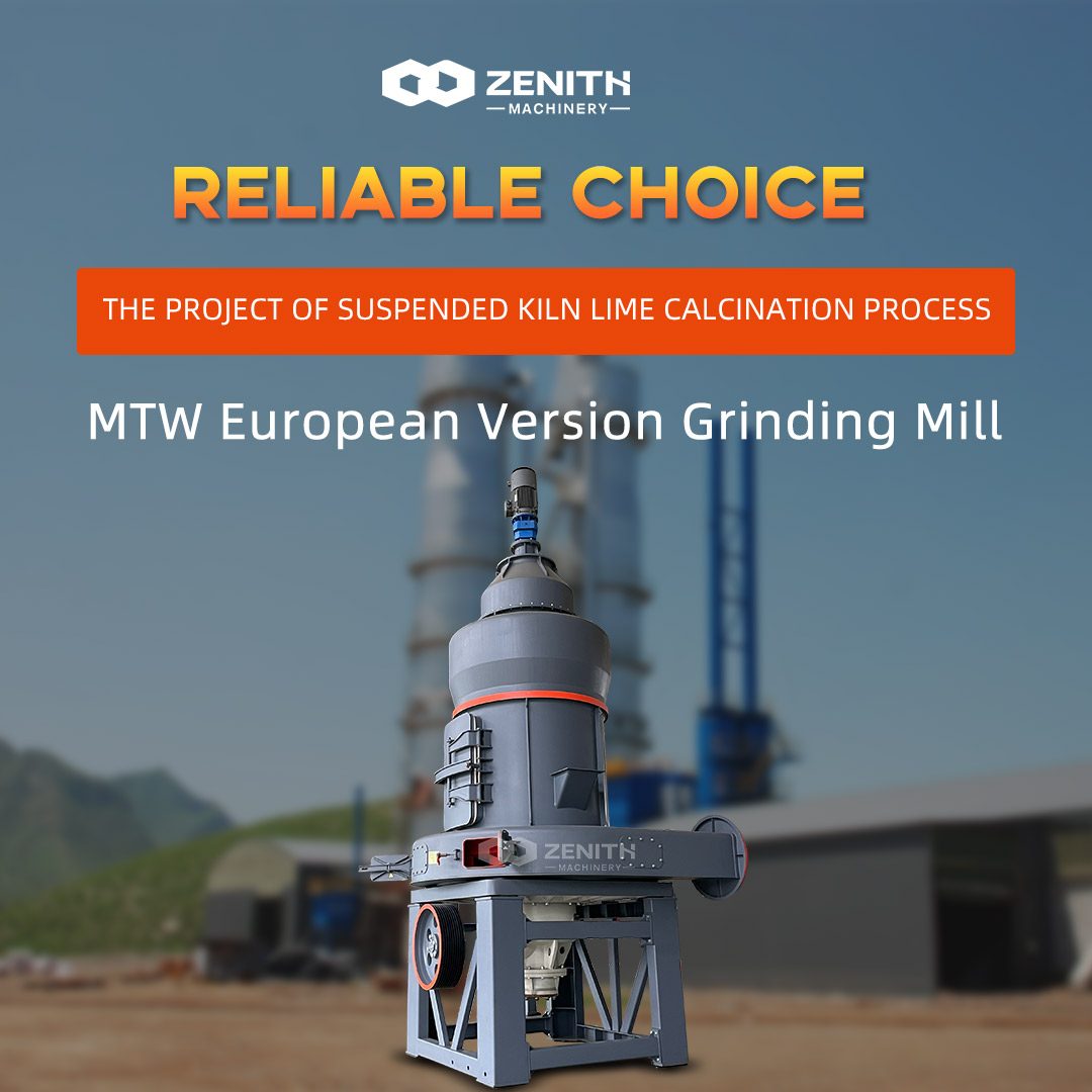 Máy nghiền hình thang châu Âu MTW của Zenith - sản phẩm chủ lực trong dây chuyền nghiền bột mịn