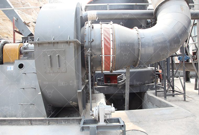 Sơ đồ hoạt động máy nghiền hình thang Châu Âu MTM trong xử lý khoáng sản