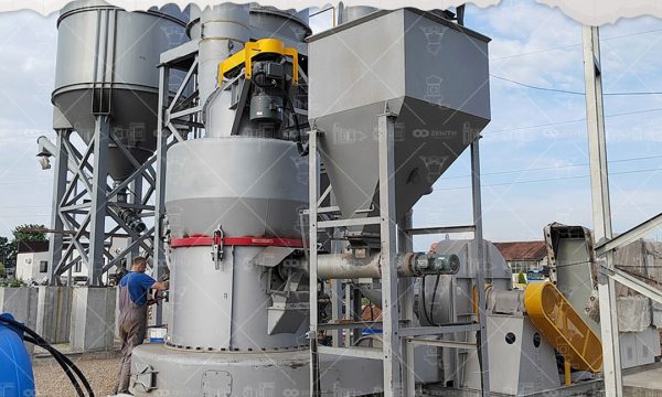 Nghiền bột thạch cao công nghiệp bằng Máy nghiền hình thang Châu Âu