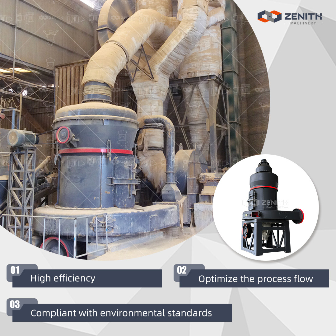 Bột dolomite thành phẩm sau quá trình nghiền bằng máy nghiền hình thang Châu Âu