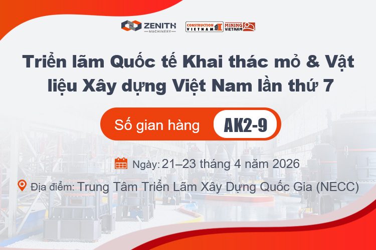 Hình Ảnh Tại Gian Hàng AK2-9: Zenith Tham Dự Triển Lãm Khai Thác Mỏ & Vật Liệu Xây Dựng Việt Nam Lần Thứ 7