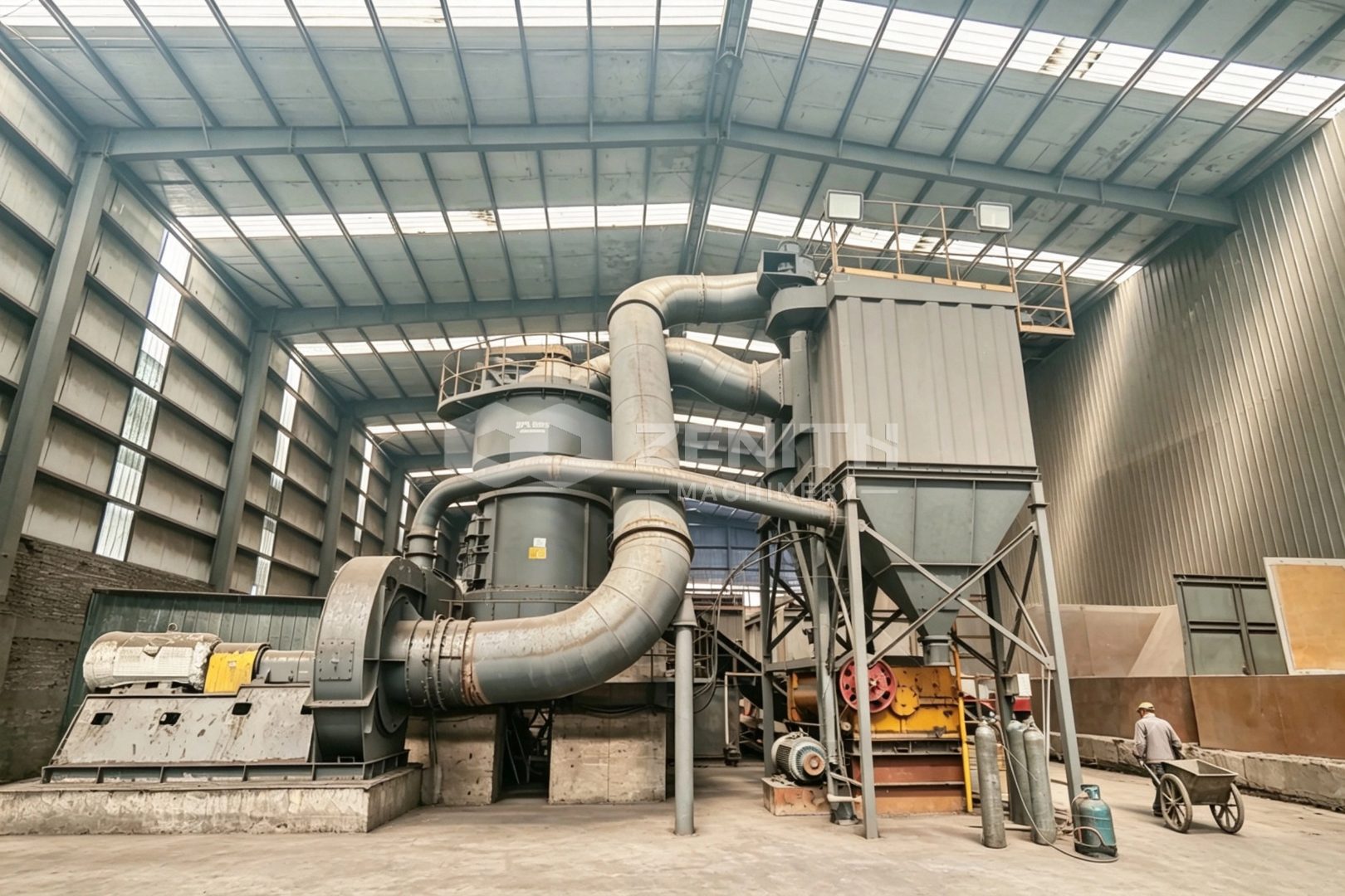 Máy nghiền hình thang châu Âu MTW198G Zenith thúc đẩy dự án bột đá thải mỏ than 80 mesh cho ngành vật liệu chịu lửa tại Việt Nam